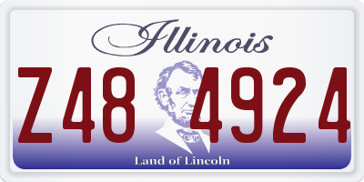 IL license plate Z484924
