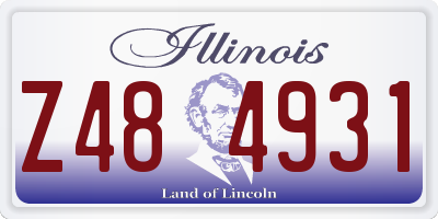 IL license plate Z484931