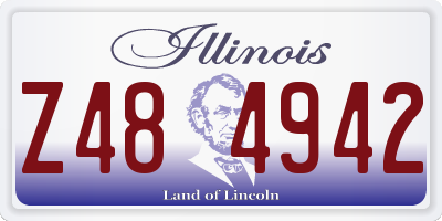 IL license plate Z484942