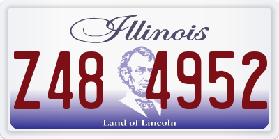 IL license plate Z484952