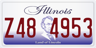 IL license plate Z484953