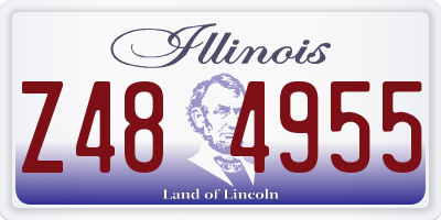IL license plate Z484955