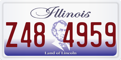 IL license plate Z484959