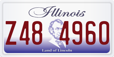 IL license plate Z484960