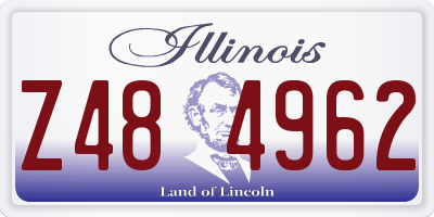 IL license plate Z484962