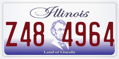 IL license plate Z484964