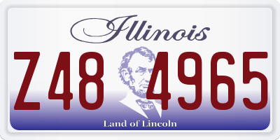IL license plate Z484965