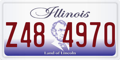 IL license plate Z484970
