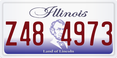 IL license plate Z484973