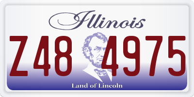IL license plate Z484975