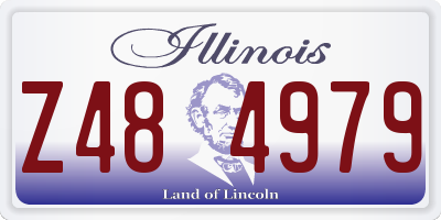 IL license plate Z484979