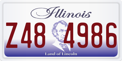 IL license plate Z484986