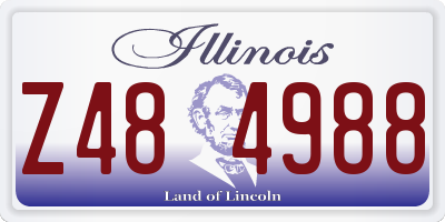 IL license plate Z484988