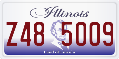 IL license plate Z485009