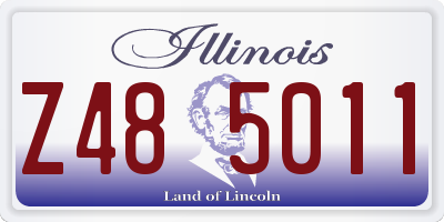 IL license plate Z485011