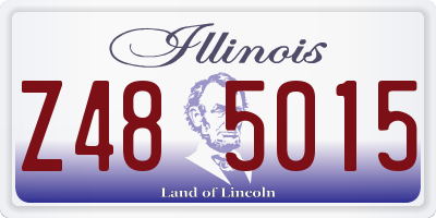 IL license plate Z485015