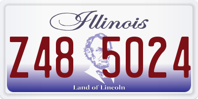 IL license plate Z485024