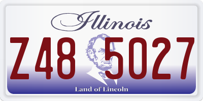 IL license plate Z485027