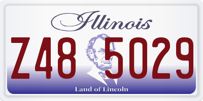IL license plate Z485029