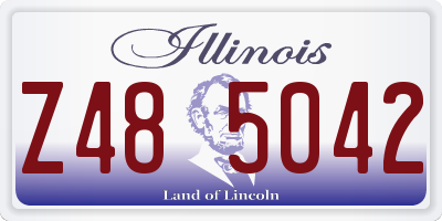 IL license plate Z485042