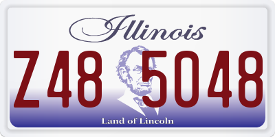 IL license plate Z485048