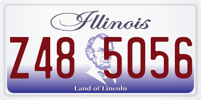 IL license plate Z485056