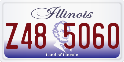 IL license plate Z485060