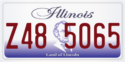 IL license plate Z485065