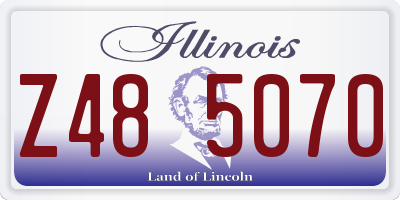 IL license plate Z485070