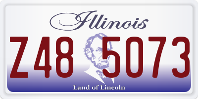 IL license plate Z485073