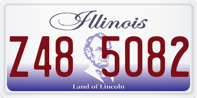 IL license plate Z485082