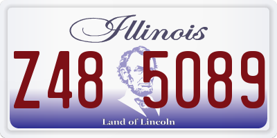 IL license plate Z485089