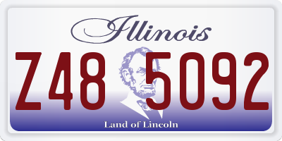 IL license plate Z485092