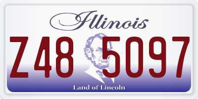 IL license plate Z485097