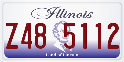 IL license plate Z485112