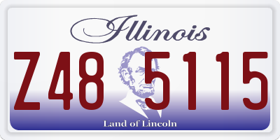 IL license plate Z485115