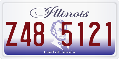IL license plate Z485121