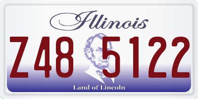 IL license plate Z485122