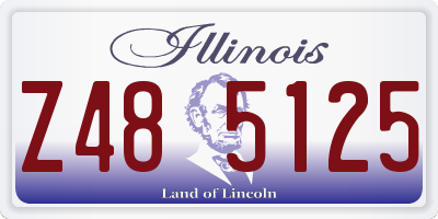 IL license plate Z485125