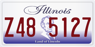 IL license plate Z485127