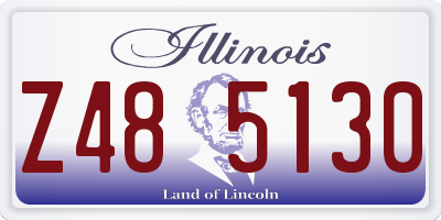 IL license plate Z485130
