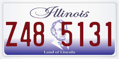 IL license plate Z485131