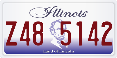 IL license plate Z485142