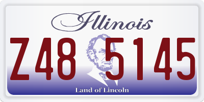 IL license plate Z485145
