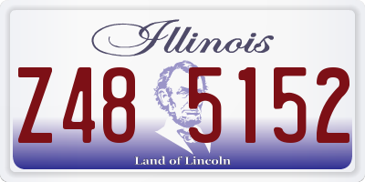 IL license plate Z485152