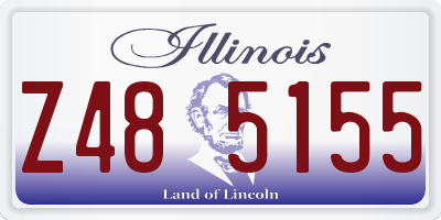 IL license plate Z485155