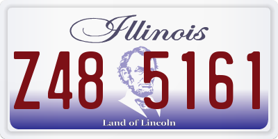 IL license plate Z485161