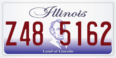 IL license plate Z485162