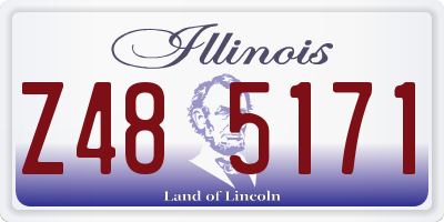 IL license plate Z485171