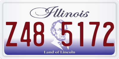 IL license plate Z485172